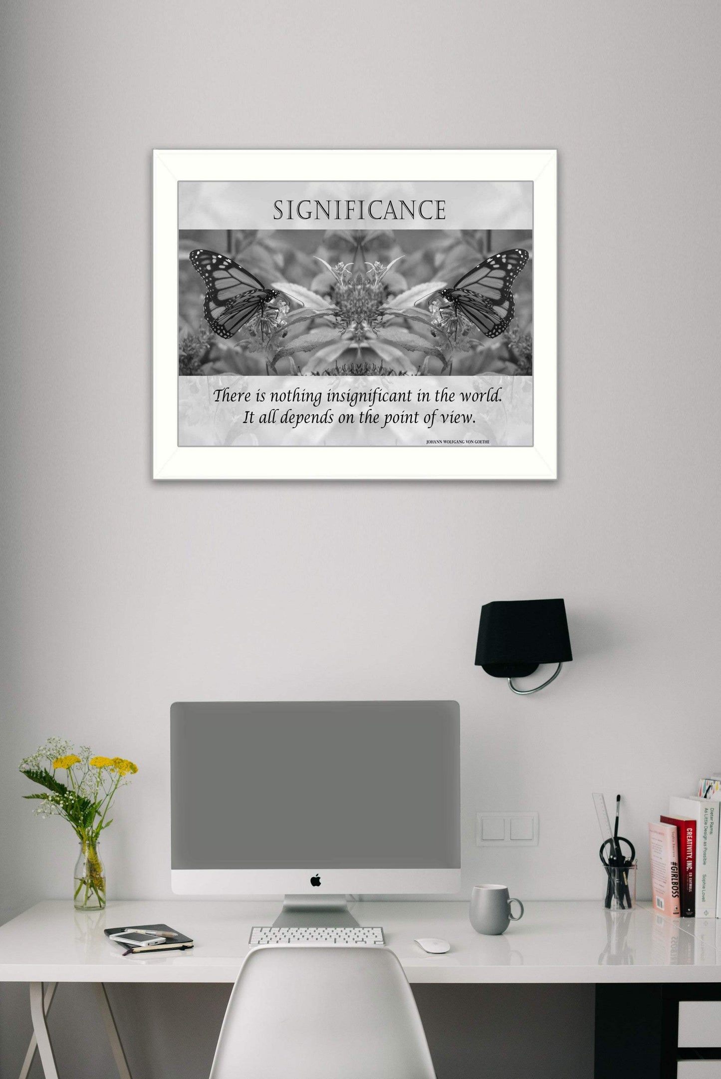 Significance 6 White Framed Print Wall Art - Homeroots - Flyclothing LLC