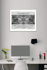Significance 6 White Framed Print Wall Art - Homeroots - Flyclothing LLC