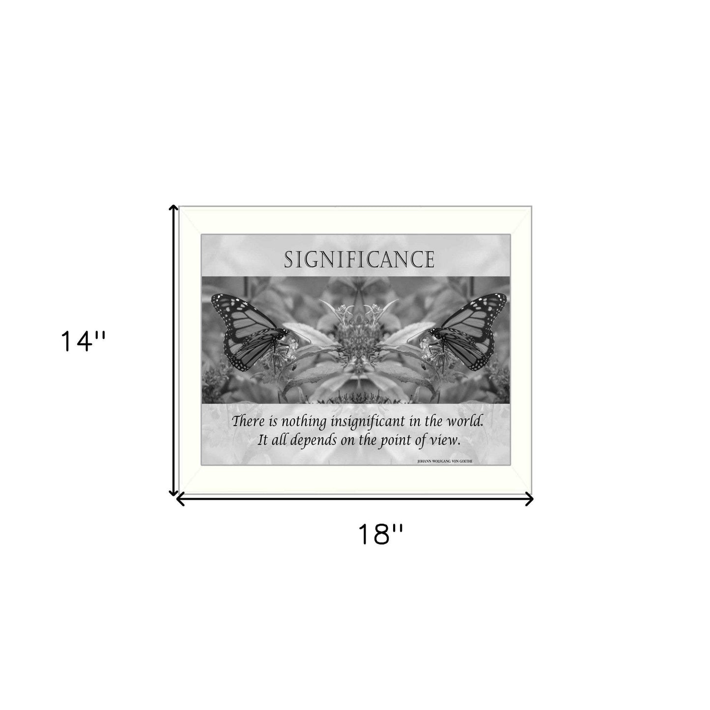 Significance 6 White Framed Print Wall Art - Homeroots - Flyclothing LLC