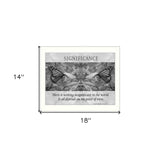 Significance 6 White Framed Print Wall Art - Homeroots - Flyclothing LLC