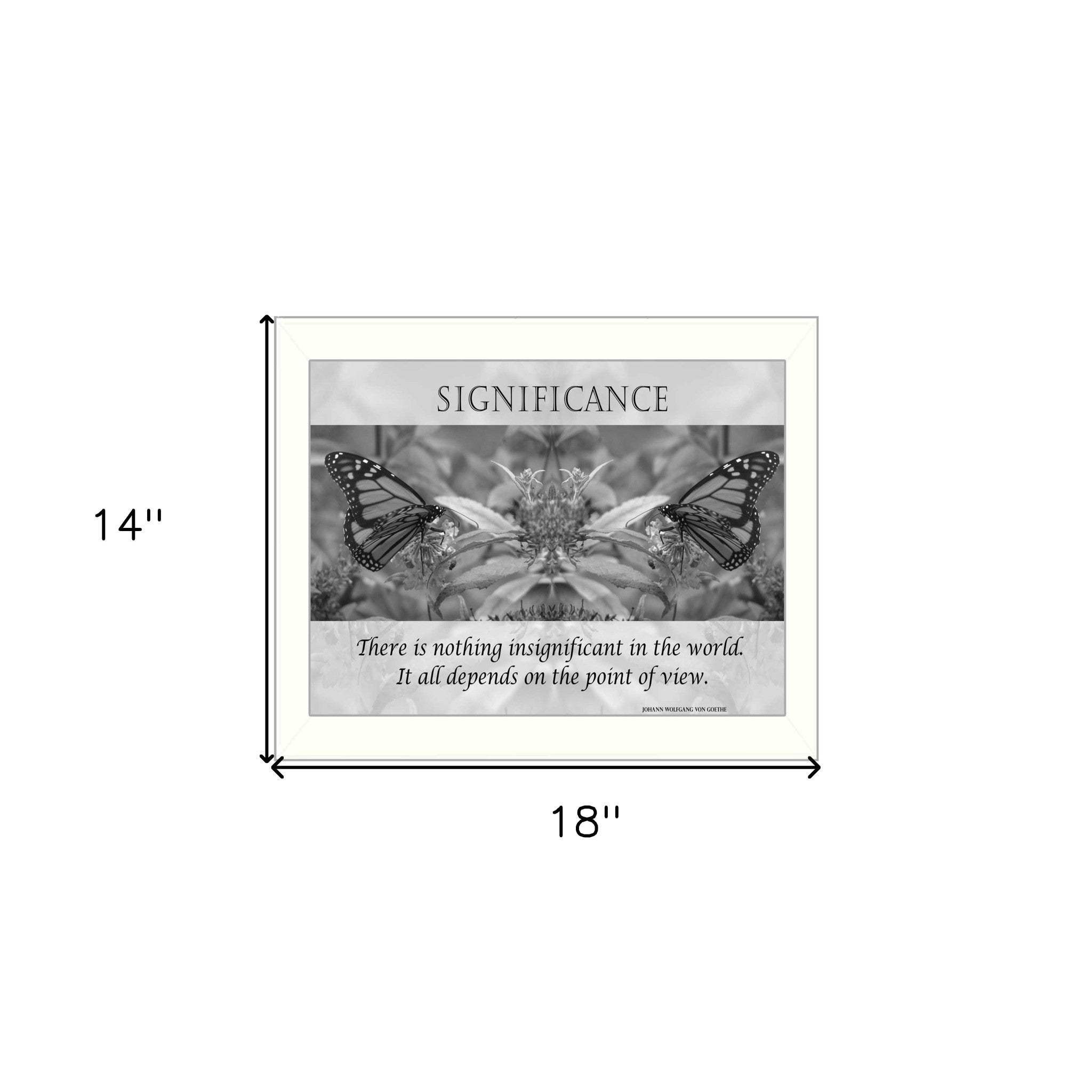 Significance 6 White Framed Print Wall Art - Homeroots - Flyclothing LLC