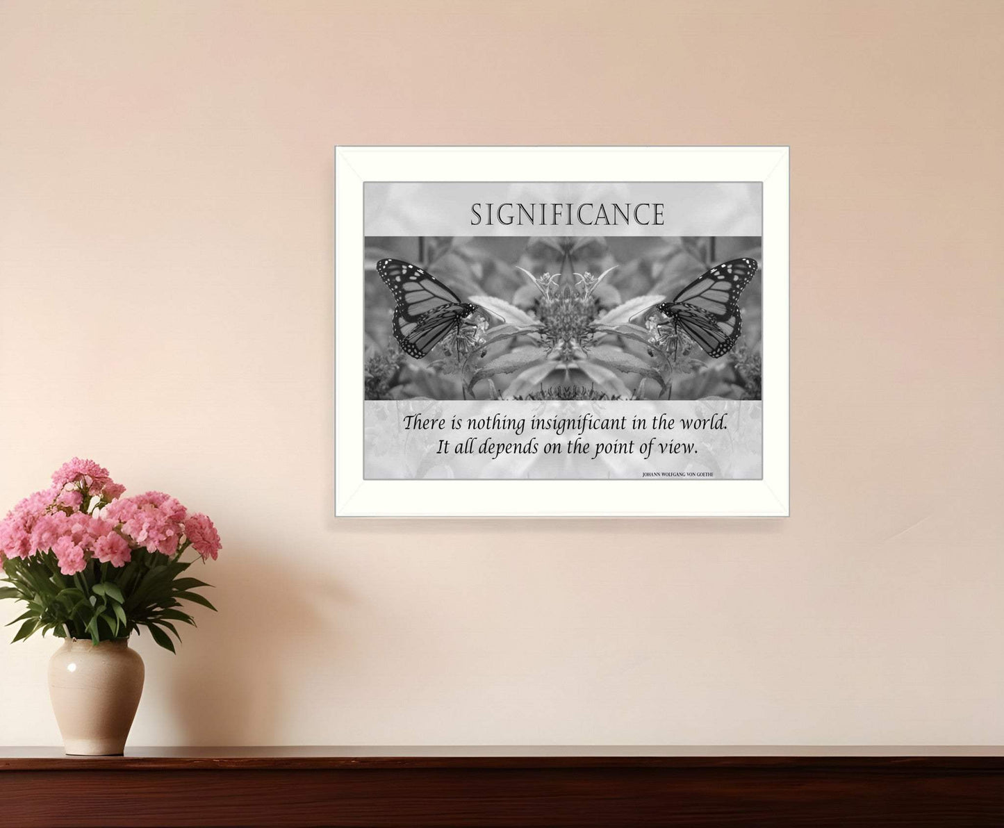 Significance 6 White Framed Print Wall Art - Homeroots - Flyclothing LLC