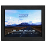 Goals 3 Black Framed Print Wall Art - Homeroots