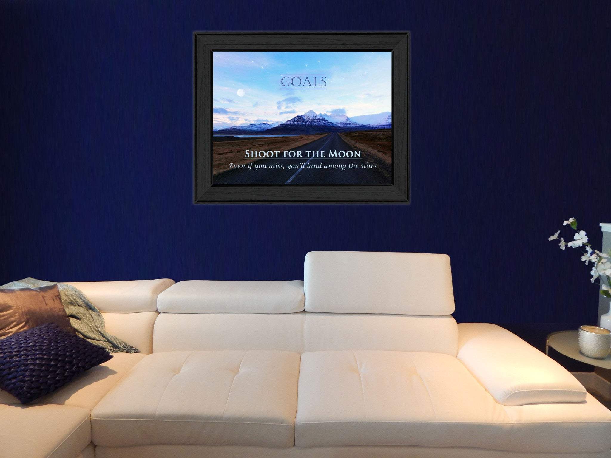 Goals 3 Black Framed Print Wall Art - Homeroots - Flyclothing LLC