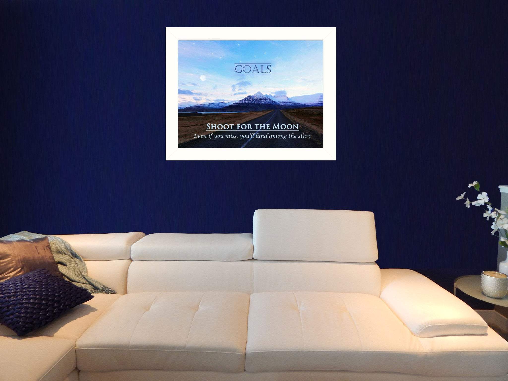 Goals 4 White Framed Print Wall Art - Homeroots - Flyclothing LLC