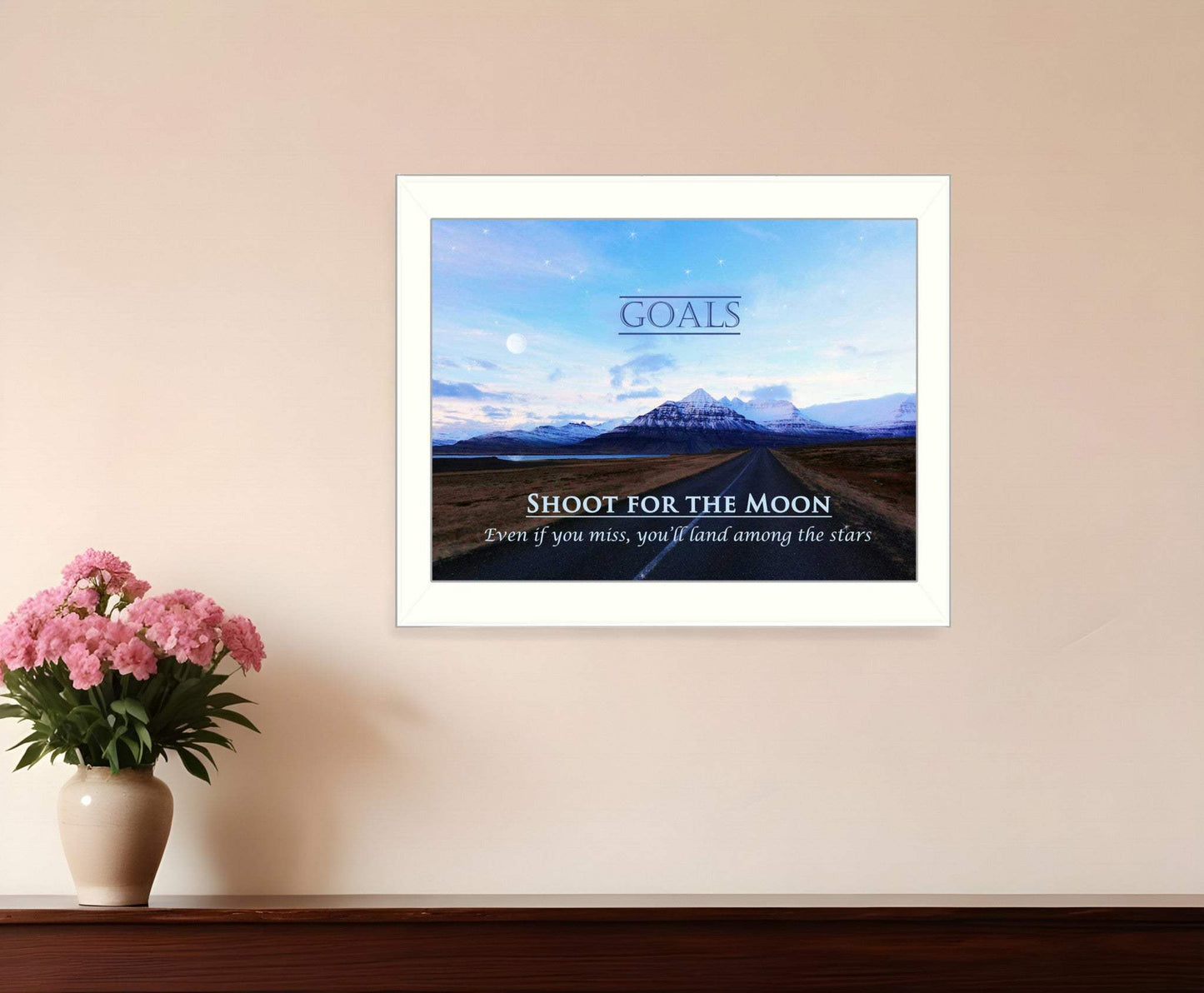 Goals 4 White Framed Print Wall Art - Homeroots - Flyclothing LLC