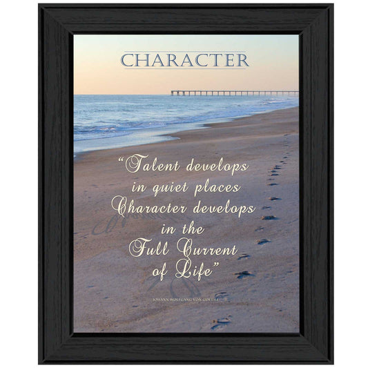 Character 3 Black Framed Print Wall Art - Homeroots