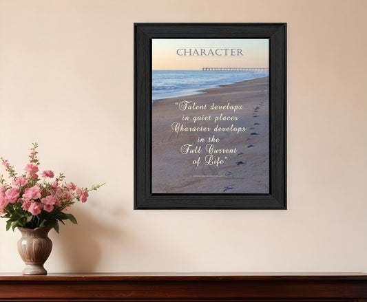 Character 3 Black Framed Print Wall Art - Homeroots