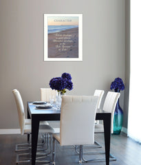 Character 4 White Framed Print Wall Art - Homeroots