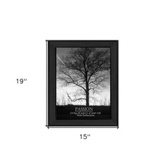 Passion 5 Black Framed Print Wall Art - Homeroots