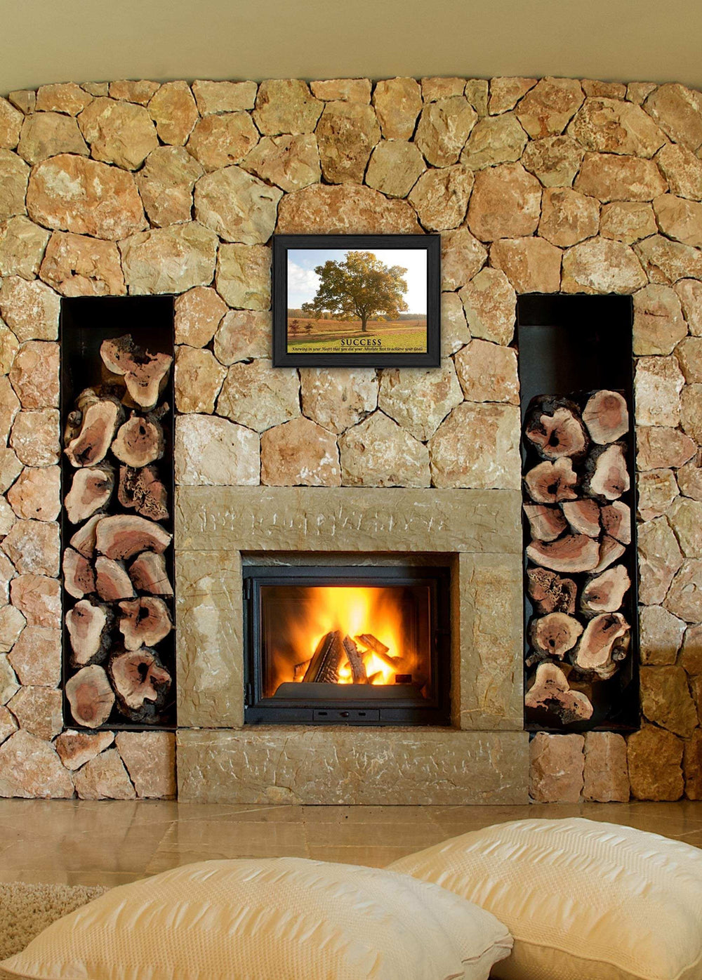 Success 3 Black Framed Print Wall Art - Homeroots - Flyclothing LLC