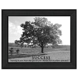 Success 5 Black Framed Print Wall Art - Homeroots
