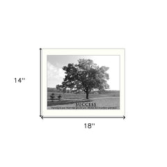Success 6 White Framed Print Wall Art - Homeroots