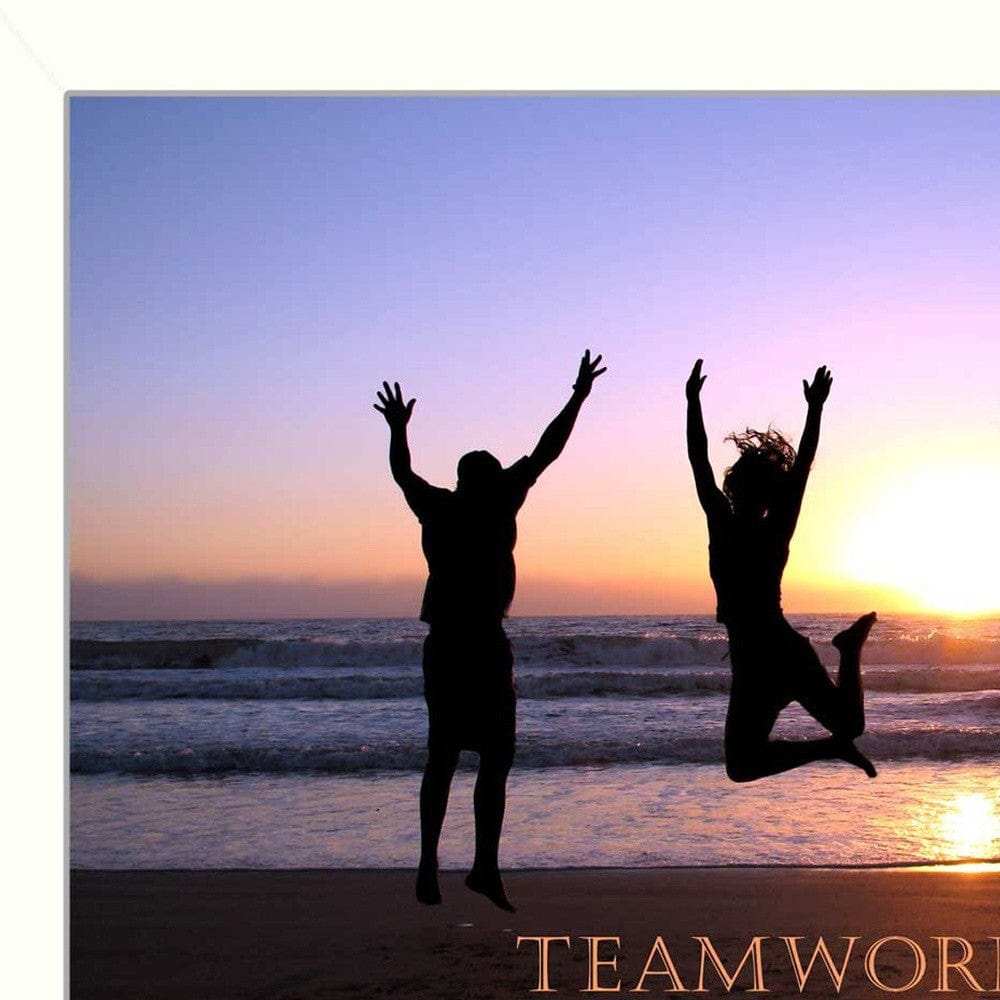 Teamwork 4 White Framed Print Wall Art - Homeroots - Flyclothing LLC
