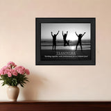 Teamwork 5 Black Framed Print Wall Art - Homeroots