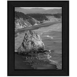Strength 6 Black Framed Print Wall Art - Homeroots - Flyclothing LLC