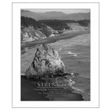 Strength 7 White Framed Print Wall Art - Homeroots