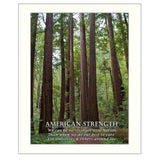 American Strength 4 White Framed Print Wall Art - Homeroots