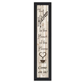 Kitchen Is The Heart of The Home 8 Black Framed Print Kitchen Wall Art - Homeroots - Flyclothing LLC