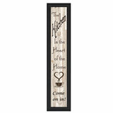 Kitchen Is The Heart of The Home 8 Black Framed Print Kitchen Wall Art - Homeroots