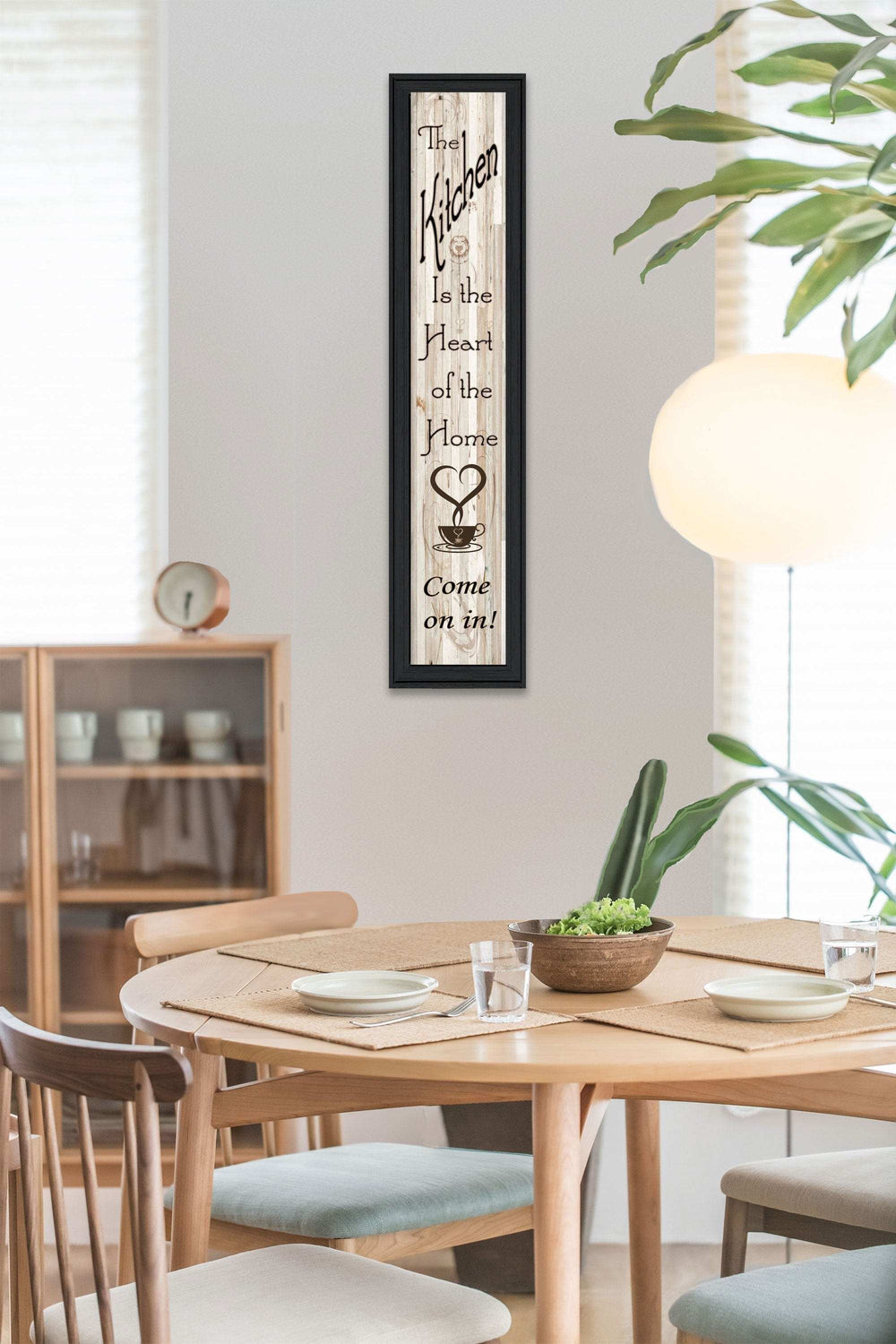 Kitchen Is The Heart of The Home 8 Black Framed Print Kitchen Wall Art - Homeroots - Flyclothing LLC