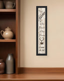 Kitchen Is The Heart of The Home 8 Black Framed Print Kitchen Wall Art - Homeroots