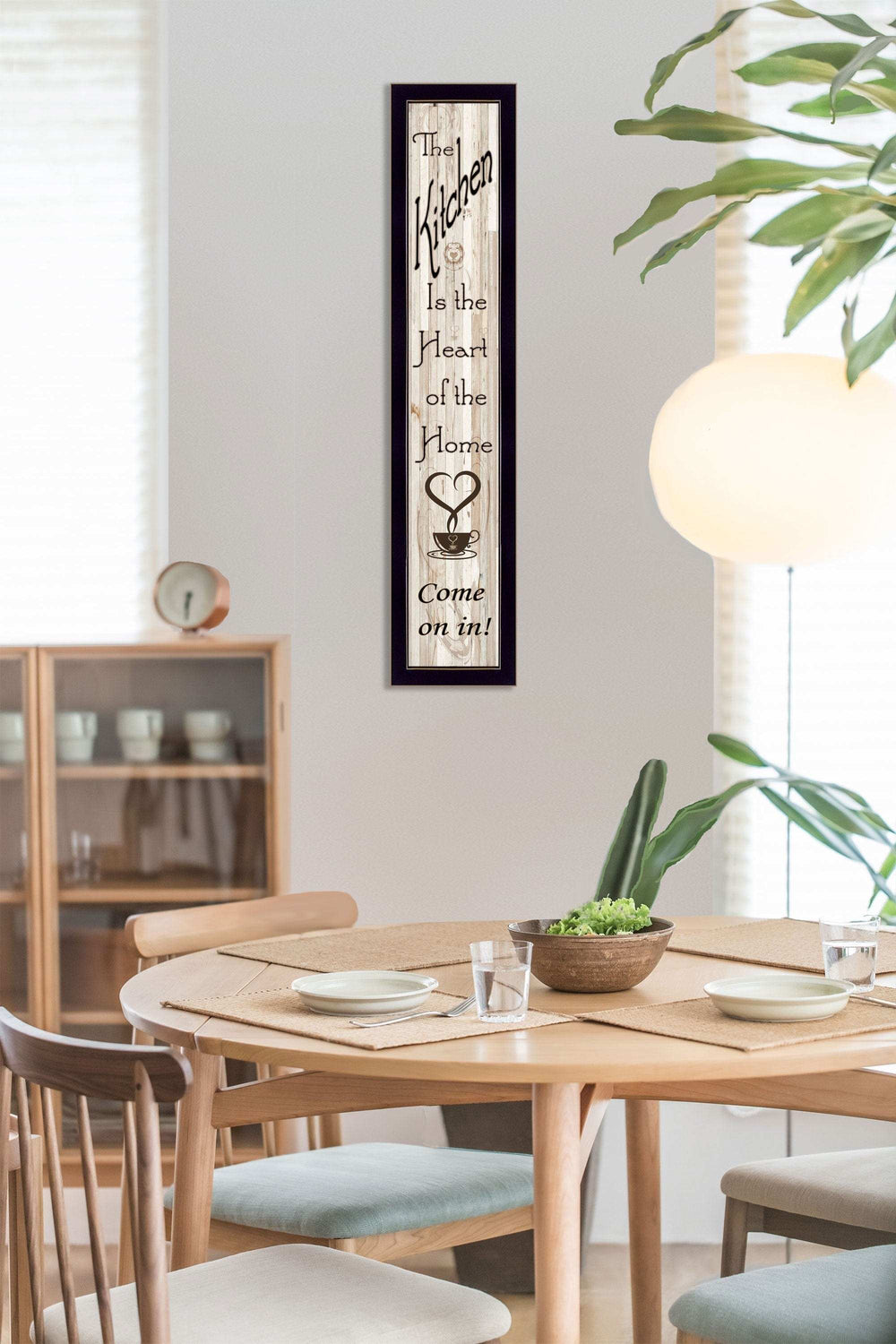 Kitchen Is The Heart of The Home 9 Black Framed Print Kitchen Wall Art - Homeroots - Flyclothing LLC