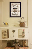 The Daily Grind 3 Black Framed Print Kitchen Wall Art - Homeroots