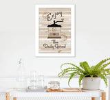 The Daily Grind 4 White Framed Print Kitchen Wall Art - Homeroots - Flyclothing LLC