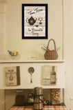 Tea Time 3 Black Framed Print Kitchen Wall Art - Homeroots