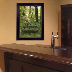 Irish Blessing 3 Black Framed Print Wall Art - Homeroots