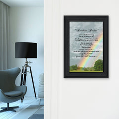 Rainbow Bridge 3 Black Framed Print Wall Art - Homeroots
