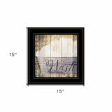 Wash 2 Black Framed Print Bathroom Wall Art - Homeroots - Flyclothing LLC