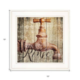 Rinse 1 White Framed Print Wall Art - Homeroots - Flyclothing LLC