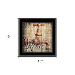 Rinse 2 Black Framed Print Wall Art - Homeroots