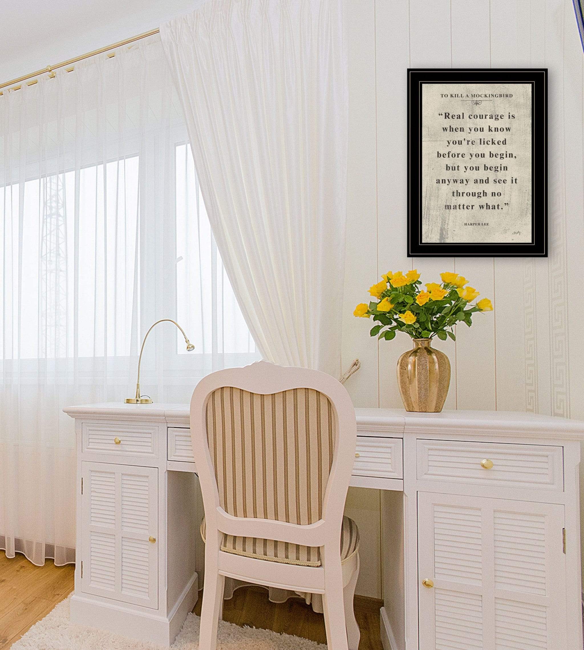 Book Quote VI 2 Black Framed Print Wall Art - Homeroots - Flyclothing LLC