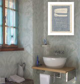 Brush Teeth 1 White Framed Print Wall Art - Homeroots - Flyclothing LLC