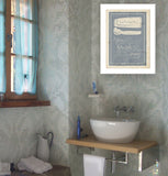 Brush Teeth 1 White Framed Print Wall Art - Homeroots
