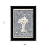 Wash Your Hands 8 Black Framed Print Bathroom Wall Art - Homeroots - Flyclothing LLC