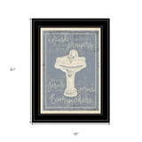 Wash Your Hands 8 Black Framed Print Bathroom Wall Art - Homeroots - Flyclothing LLC