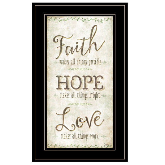 Faith 2 Black Framed Print Wall Art - Homeroots