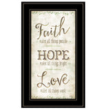 Faith 2 Black Framed Print Wall Art - Homeroots