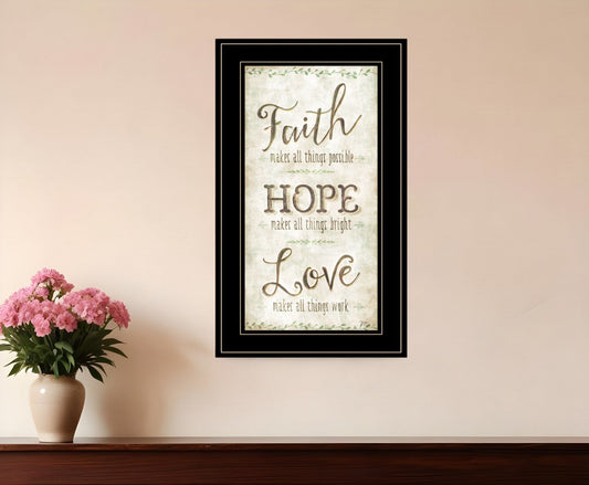 Faith 2 Black Framed Print Wall Art - Homeroots