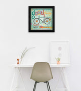 Good Things Happen Black Framed Print Wall Art - Homeroots - Flyclothing LLC