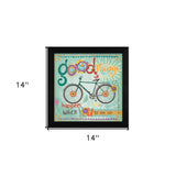 Good Things Happen Black Framed Print Wall Art - Homeroots - Flyclothing LLC