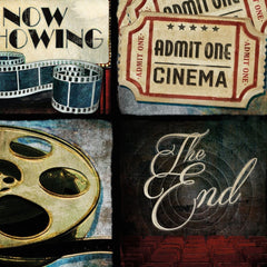 At The Movies 1 Black Framed Print Wall Art - Homeroots