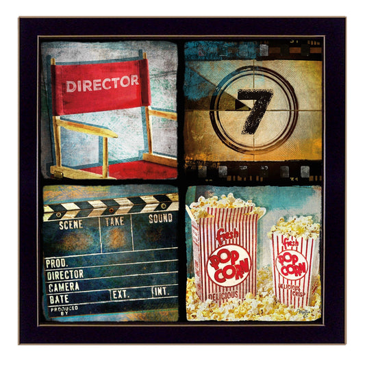 At The Movies 2 Black Framed Print Wall Art - Homeroots