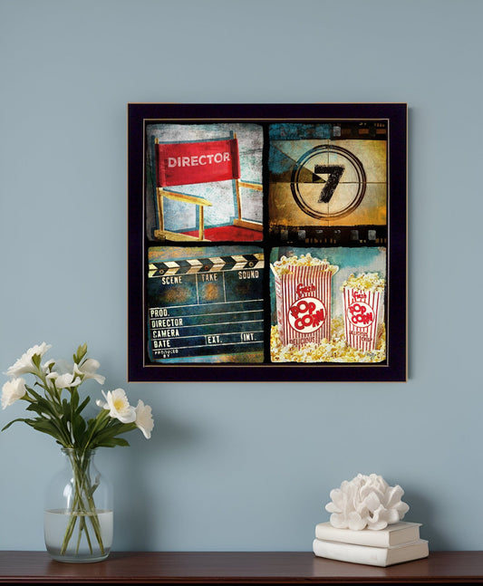 At The Movies 2 Black Framed Print Wall Art - Homeroots