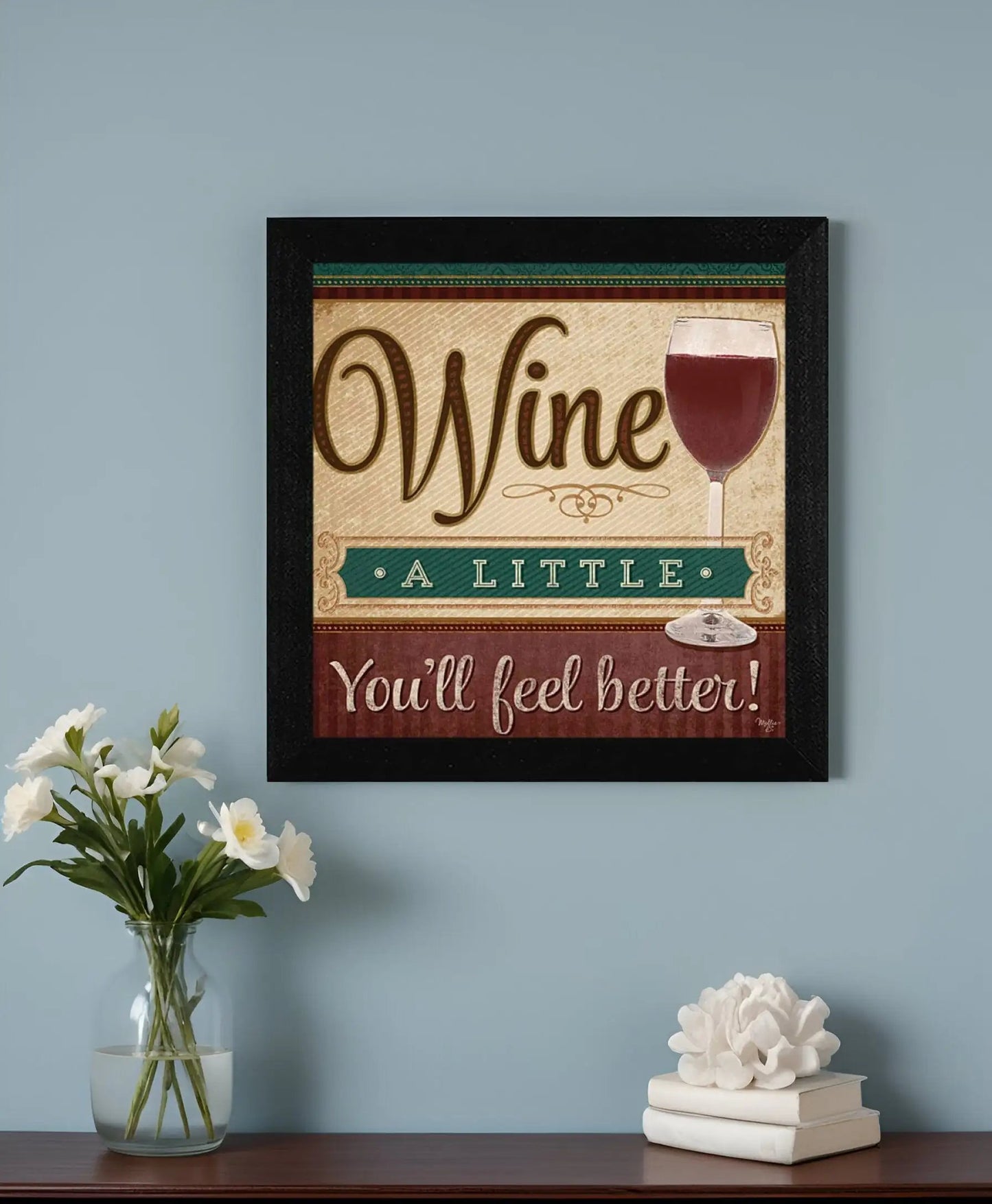 Youll Feel Better Black Framed Print Wall Art - Homeroots - Flyclothing LLC