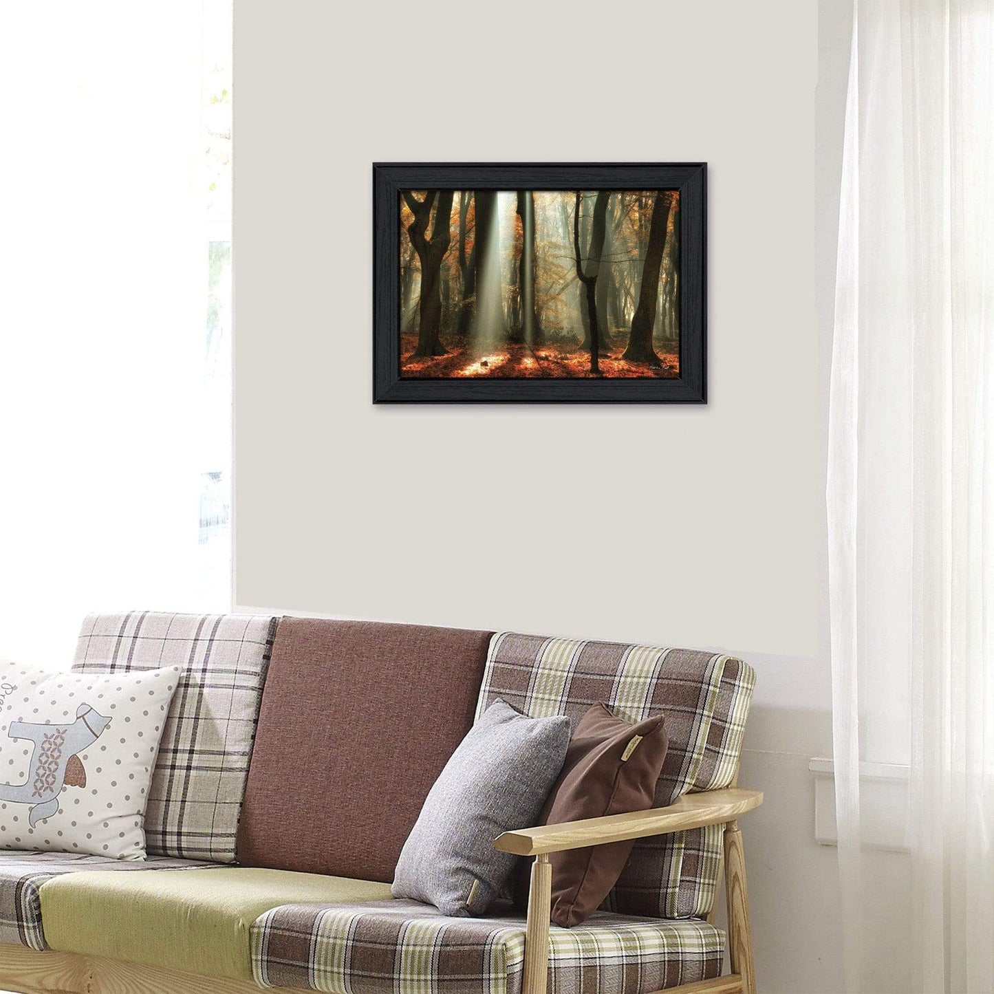 Beam Me Up Black Framed Print Wall Art - Homeroots - Flyclothing LLC